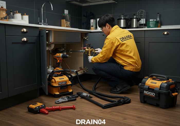 영통구 고압세척 오수관막힘 뚫어 깔끔히