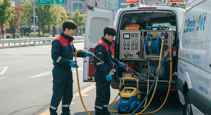 권선구 고압세척 오수관막힘 뚫어 전문 기술