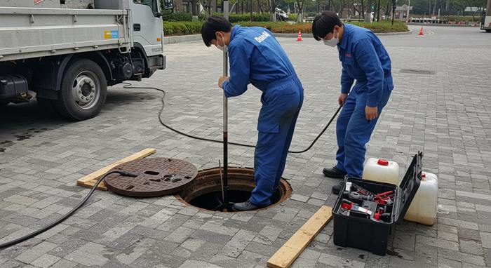 송죽동 하수구막힘 뚫는 업체 뚫음 업체 긴급 출동
