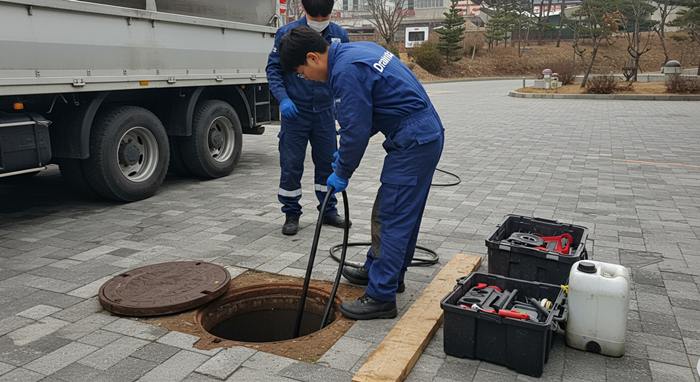 율전동 하수구막힘 뚫는 업체 뚫음 업체 책임 시공