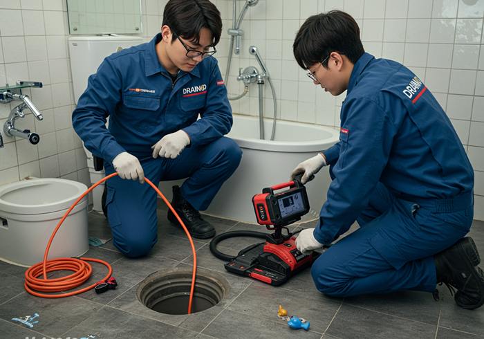 수원시 싱크대막힘 배수구 뚫음 깔끔하게