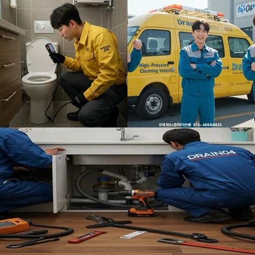 화서동 하수구 막힘 하수도 하수구 장인이 뚫어줘요