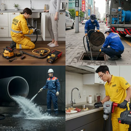 고색동 싱크대막힘 뚫어 문제 해결