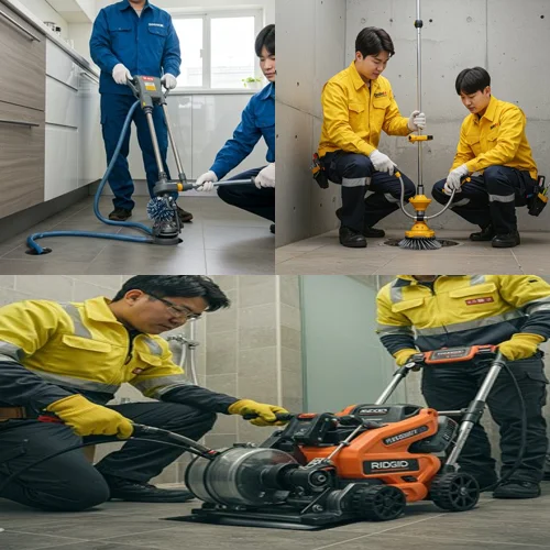 수원시 하수구 뚫음 배수구 막힘 묵은 때까지 싹 제거