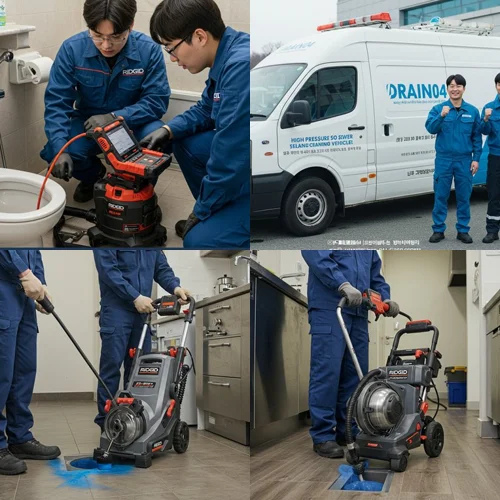 수원시 하수구 뚫음 배수구 막힘 묵은 때까지 싹 제거