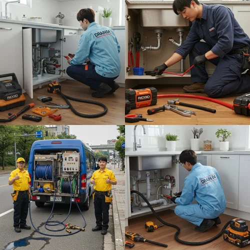 영퉁구 싱크대 막힘 하수구 하수구 명가가 해결