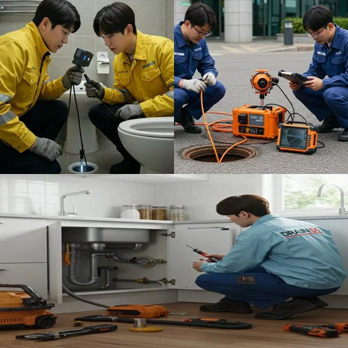 장안구 하수구 뚫음 배수구 막힘 꽉 막힌 운까지 뚫어