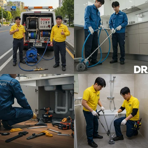 교동 하수구막힘 뚫음 문제 해결