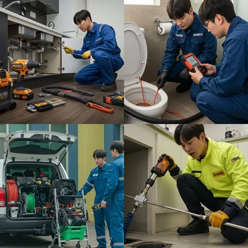 수원시 고압세척 하수도 깔끔하게 해결