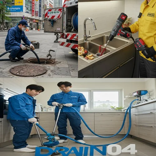 장안구 하수구 뚫음 배수구 막힘 막힘의 끝판왕이 해결