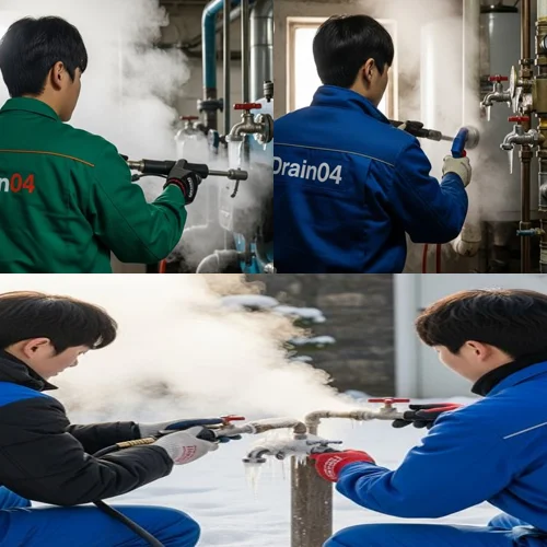 탑동 수도 얼었을때 동파 녹임 해빙 수도 동파 신속하게 녹여