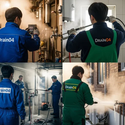 수도관 얼음 제거를 위한 신속한 녹임 방법들