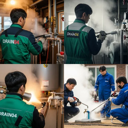 교동 수도 얼었을때 동파 녹임 해빙 꽁꽁 언 수도관 완벽 해빙