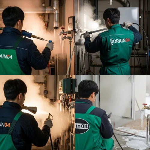 매교동 수도 얼었을때 동파 녹임 해빙 꽁꽁 언 수도 녹여드립니다