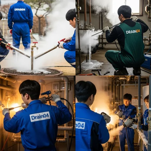 원천동 수도 얼었을때 동파 녹임 해빙 겨울철 동파 긴급 해결