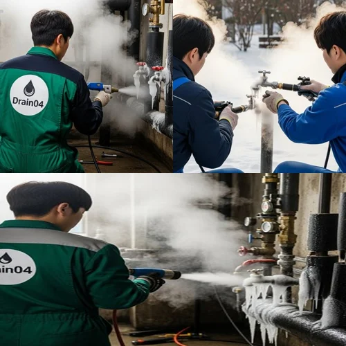 구천동 언 수도 녹임 해빙 업체 꽁꽁 언 수도관 완벽 해빙