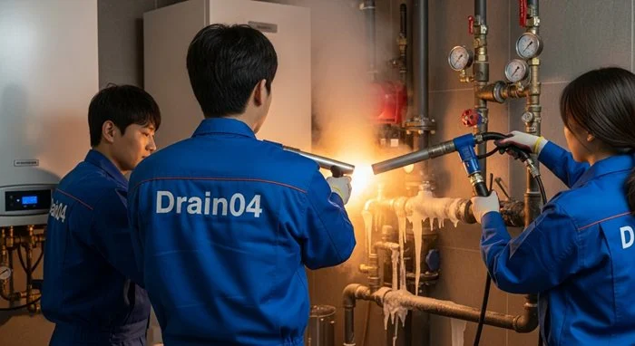 호매실동 수도 얼었을때 동파 녹임 해빙 꽁꽁 언 수도관 완벽 해빙