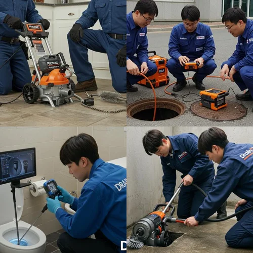 수원 4시 출동 매향동 하수구막힘 뚫음