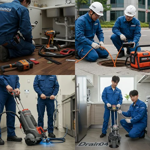 수원 신풍동 싱크대막힘 뚫어 작업... 행궁동 카페 사장님 후기