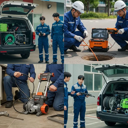 수원 이목동 싱크대막힘 뚫어 작업... 장안구 빌라