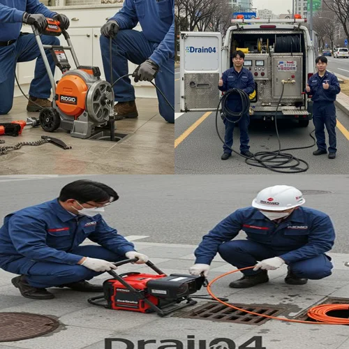 구천동 싱크대 막힘 배수구 빌라 층 역류 문제