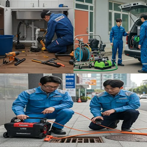 공장 배관 뚫는 곳 추천! 권선구 하수도 배수구 막힘