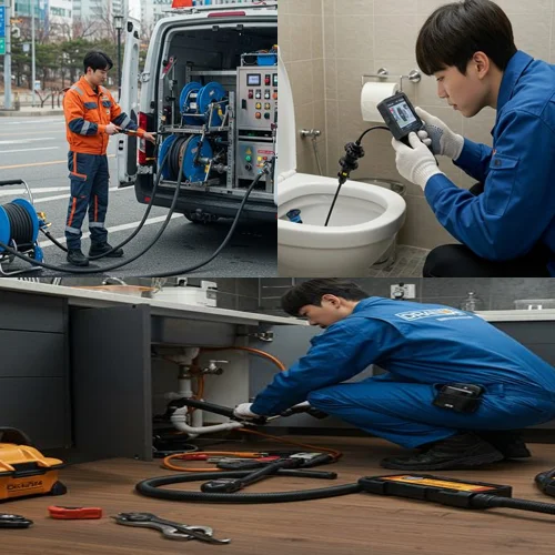 공장 배관 뚫는 곳 추천! 권선구 하수도 배수구 막힘