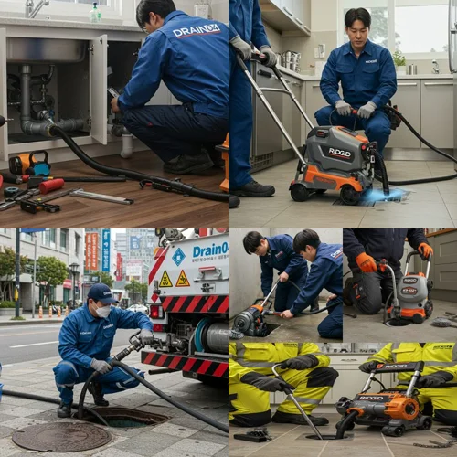 공장 배관 뚫는 곳 추천! 권선구 하수도 배수구 막힘