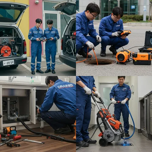 수원역 근처 식당, 서둔동 싱크대 막힘 배수구