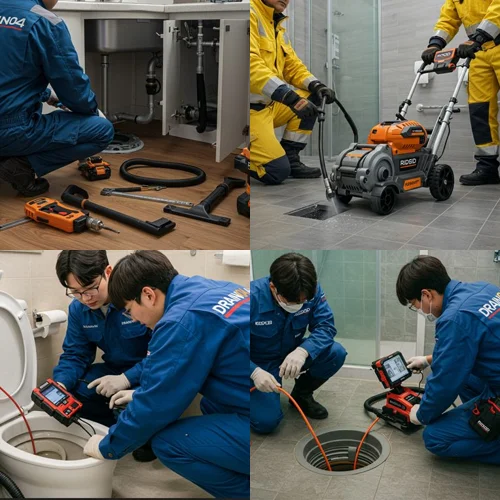 고등동 싱크대 막힘 배수구 오래된 주택 배관