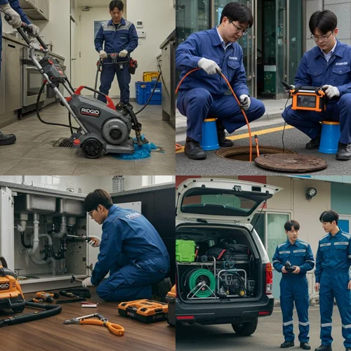 공장 배관 뚫는 곳 추천! 권선구 하수구 뚫음 하수도