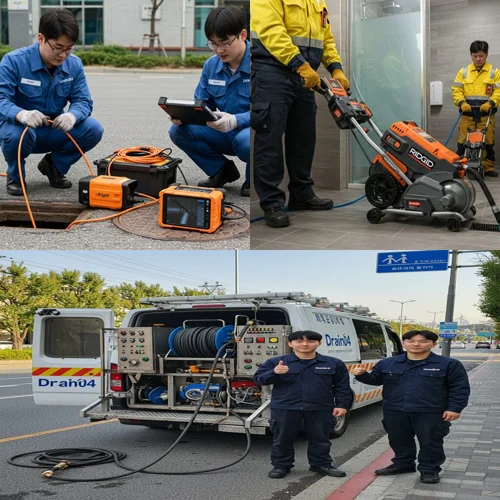 송죽동 하수구 뚫음 하수도, 만석공원 근처 빌라 역류 해결 후기