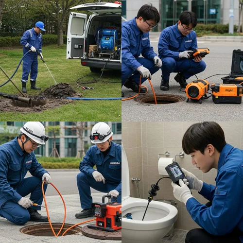 송죽동 하수구 뚫음 하수도, 만석공원 근처 빌라 역류 해결 후기
