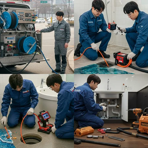 파장동 변기 막힘 수리 오래된 주택 화장실은 역시 전문가에게