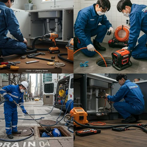 빌라 주차장 맨홀 역류 평리동 싱크대 막힘 배수구