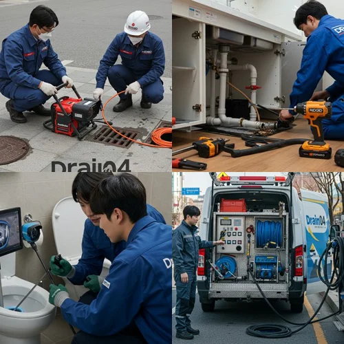 삼성전자 근처 원룸 막힘엔? 매탄동 하수구 뚫음 하수도 추천!