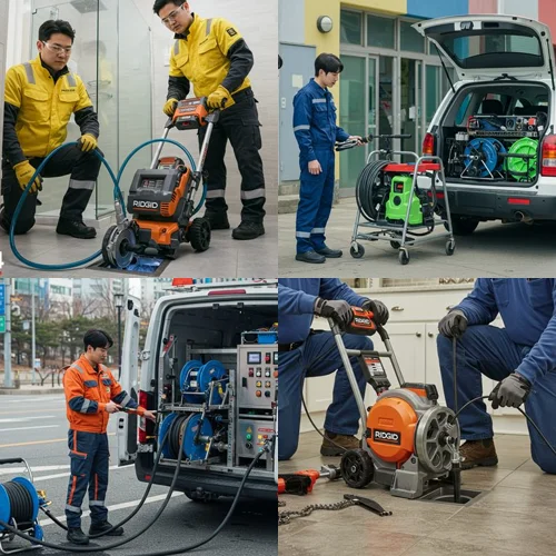 장안구 정자동 하수구 뚫음 하수도 막힘