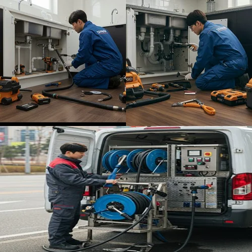 팔달구 원천동 싱크대 막힘 배수구 뚫었어요