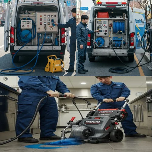 송죽동 싱크대 막힘 배수구, 장안구 빌라 역류