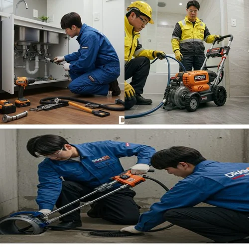 당수동 하수구 막힘 업체가 해결