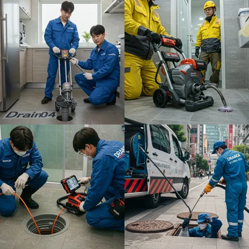 망포동 하수구 막힘 업체, 아파트 1층 역류 드디어 해결!