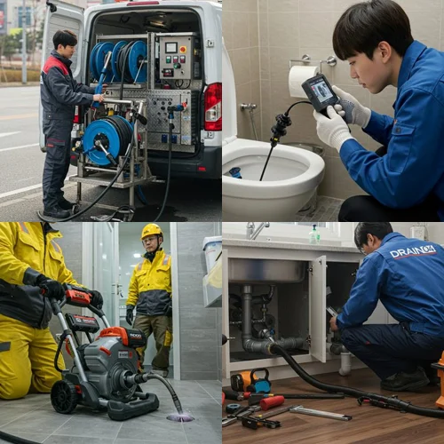 권선동 하수구 뚫음 하수도 신속 해결