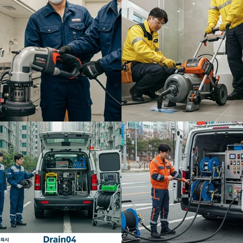 파장동 싱크대 막힘 배수구 음식물 꽉