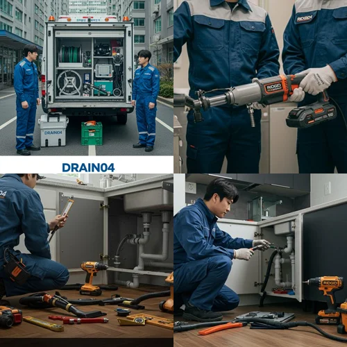 지동 싱크대 막힘 배수구 배수통 교체