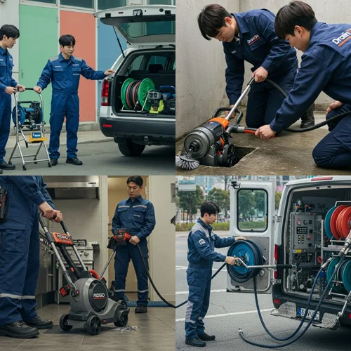 남수동 싱크대 막힘 배수구 악취 제거