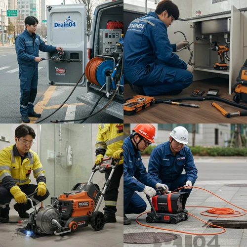 서둔동 하수구 뚫음 하수도 빗물 우수관