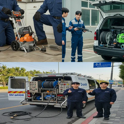 서둔동 하수구 뚫음 하수도 빗물 우수관