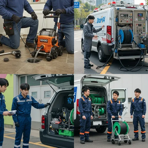 구운동 변기 막힘 수리 변기 뚫음