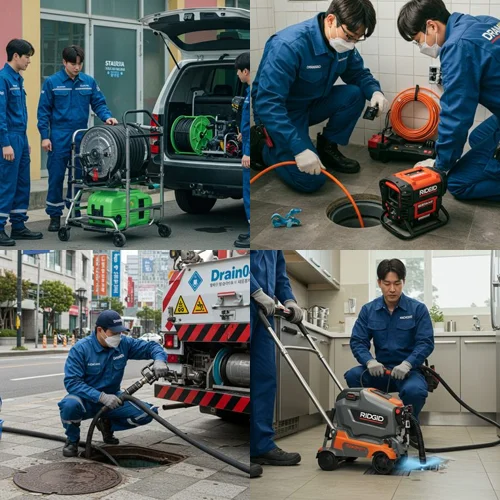 지동 하수구 막힘 업체 못골시장