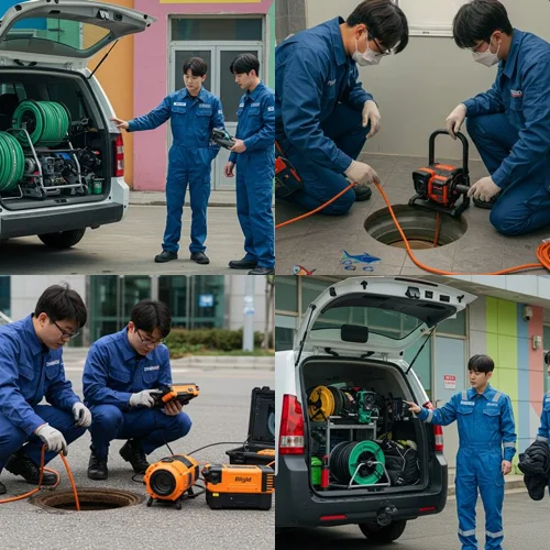 인계동 하수구 뚫음 하수도 박스 상가